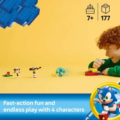 Miniatura 2 de LEGO Sonic the Hedgehog: Enfrentamiento en la fogata de Sonic, juguete de colección para niños y fanáticos de videojuegos, divertido juego