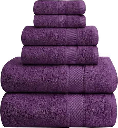 Miniatura 27 de Oakias Toallas de baño beige de alta calidad, paquete de 2, 27 x 54 pulgadas, altamente absorbentes, toallas de baño de lujo de 21.16 oz/m²