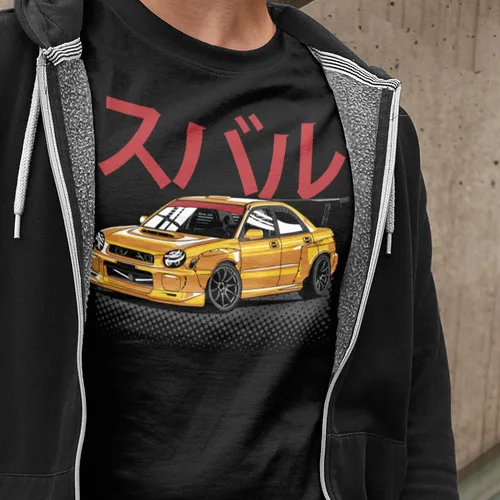 Miniatura 27 de Subie Generation Cars - Camiseta de manga corta para adultos, mecánico japonés de carreras, regalo para amantes de los automóviles, entusiastas