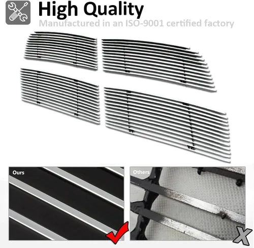 Miniatura 4 de Billet Grille Chrome Grill Insert Combo para Dodge Ram 2500/3500 2010-2012