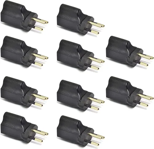 Miniatura 42 de Ceptics Japón, Filipinas NEMA 1-15 Adaptador de Enchufe de Energía para Viaje Acepta NEMA 5-15R - Certificado ETL - Grado Industrial (IG-6)