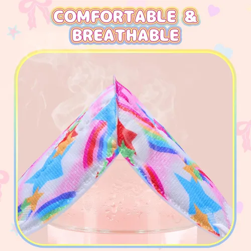 Miniatura 7 de FENFEN Mascarilla KN95 desechable para niños, paquete de 50 mascarillas KN 95 para niños, tamaño pequeño, transpirable, para niñas y niños KN95