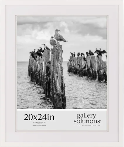 Miniatura 15 de Gallery Solutions - Marco de pared de madera negra de 14 x 18 pulgadas - Calidad premium - Soporte de pared rectangular - Diseño clásico para fotos