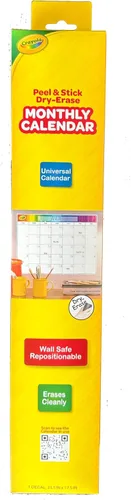 Miniatura 4 de Pizarra de calendario de borrado en seco – Pizarra blanca para horarios familiares, aulas escolares o uso de oficina, ideal para profesores y niños