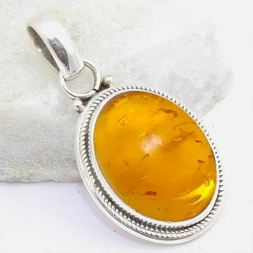 Miniatura 2 de Colgante de plata de ley 925 Joyería de plata hecha a mano para mujer, colgante de piedras preciosas naturales, regalo perfecto para ella