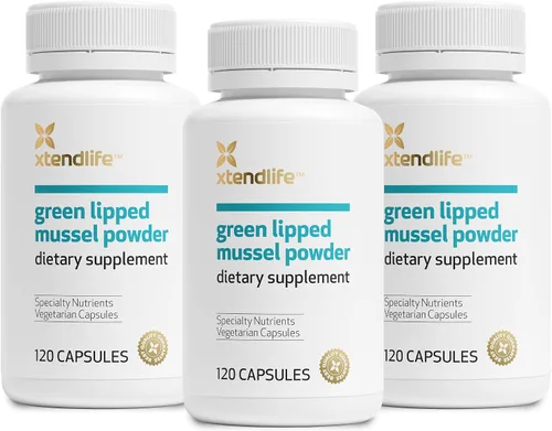 Miniatura 9 de Xtend-Life Polvo de mejillón de labios verdes Mejillón de labios verdes de Nueva Zelanda extra fuerte 2400 mg por porción para la salud