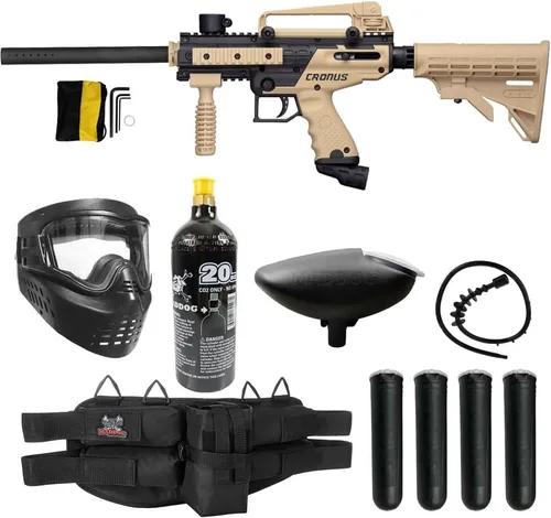 Miniatura 12 de Maddog Tippmann Cronus - Marcador táctico de paintball plateado