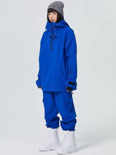 Miniatura 22 de RIUIYELE Traje de esquí para mujer, chaqueta y pantalones de snowboard para deportes al aire libre, traje de nieve con aislamiento impermeable