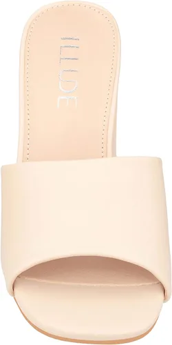 Miniatura 4 de ILLUDE Sandalias de tacón de bloque para mujer con una sola correa y punta cuadrada sin cordones - Demi - Demi