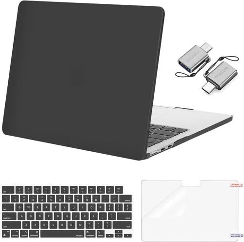 Miniatura 50 de Mosiso Funda para MacBook Air de 13 y 13.6 pulgadas, 2024, 2023 y 2022, M3 A3113, M2 A2681, Touch ID, carcasa rígida, cubierta de teclado, protector