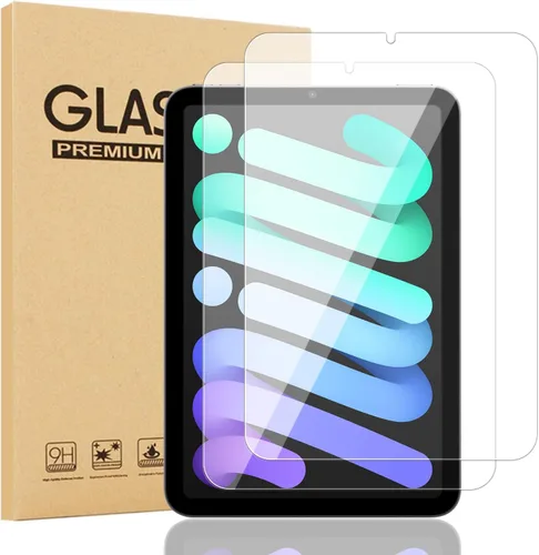 Miniatura 12 de Paquete de 2 protectores de pantalla para iPad Mini 5 Película de vidrio templado ultra transparente para iPad Mini 4 2015 Protector de pantalla