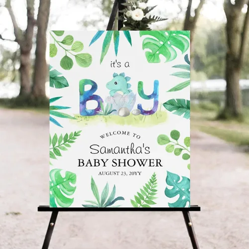 Miniatura 26 de Letrero personalizado de bienvenida para baby shower de baloncesto, letreros deportivos florales para baby shower #7h50