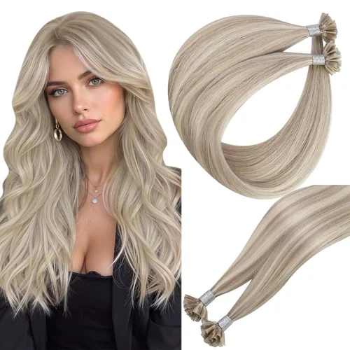 Miniatura 41 de Easyouth Extensiones de cabello humano con alambre, color marrón oscuro, extensiones de cabello humano Remy, extensión de línea de pescado