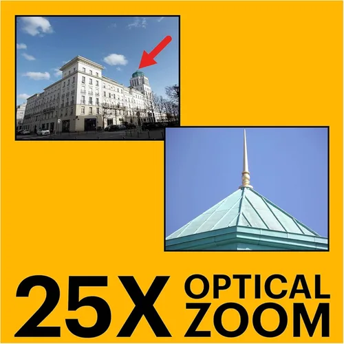 Miniatura 3 de Kodak PIXPRO AZ255 Astro Zoom 16MP Cámara digital (blanco) con paquete de tarjeta SDXC de 128GB (10 artículos)