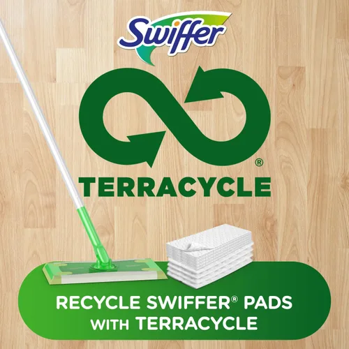 Miniatura 15 de Swiffer Sweeper 2-en-1, limpiador de piso de superficie múltiple seco y húmedo, barrido y mopping kit de inicio. Incluye 1 mop + 19 recargas
