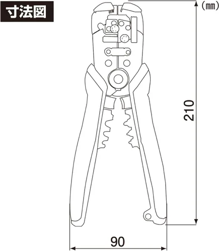 Miniatura 2 de ENGINEER PAW-01 Mejor pelacables multifuncional 3 en 1/herramienta de crimpado micro para 0.05-8mm² (AWG30 ~ 8) y cortador de cables
