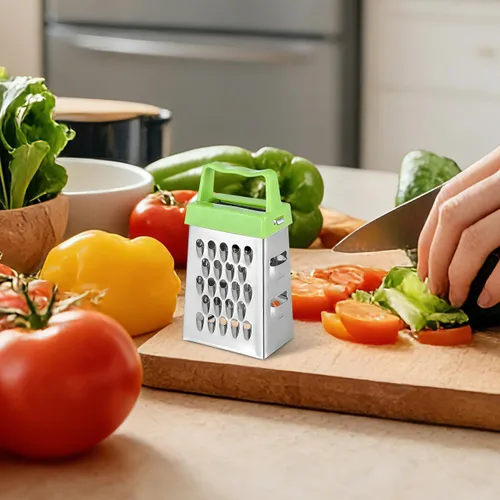 Miniatura 2 de OSALADI Mini rallador de queso, paquete de 6 ralladores de cocina de acero inoxidable para ajo, jengibre y verduras, triturador de caja multifunción