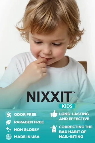 Miniatura 3 de NIXXIT Prevención de mordeduras de uñas para niños, disuasorio para chupar el pulgar para niños, niños pequeños, niños – Bolígrafo de esmalte