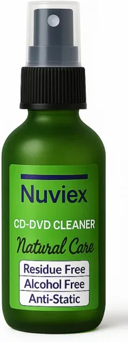 Miniatura 5 de Kit de limpieza de CD y DVD, solución de limpieza avanzada con juego de guantes de microfibra de primera calidad, seguro para CD, DVD, Blu-ray