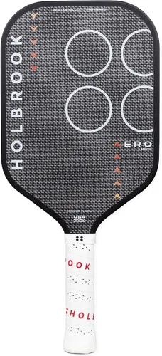 Miniatura 10 de Holbrook Paleta de pickleball sin bordes de la serie Aero: Aprobado por USAPA, superficie de fibra de carbono, núcleo de polipropileno de espuma