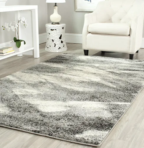 Miniatura 22 de SAFAVIEH Retro Collection - Alfombra de área de 2 x 3 pies, azul claro y azul, no desprende pelusa y fácil de limpiar, ideal para sala de estar
