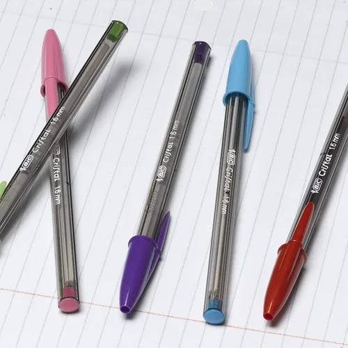 Miniatura 3 de BIC Cristal Xtra Bold Bolígrafos, punta negra (1.6mm), NUEVOS COLORES SURTIDOS, paquete de 48