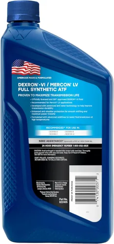 Miniatura 3 de Valvoline DEXRON VI/MERCON LV (ATF) Líquido de transmisión automática completamente sintético de 1 cuarto de galón, caja de 6