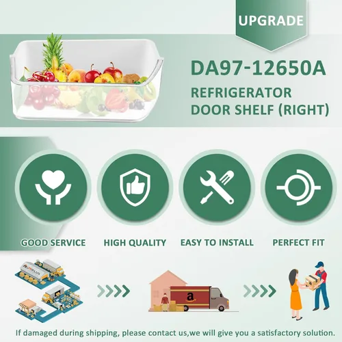 Miniatura 6 de DA97-12650A - Estante de puerta compatible con Sam.sung RF263beaesr RF260beaesr RF261beaesr Rf260beaeww,Sam.sung Estantes de puerta de refrigerador