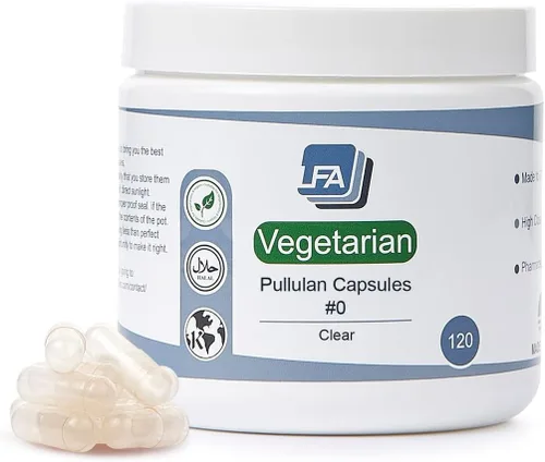 Miniatura 10 de Cápsulas vacías de tamaño 0 – HPMC vegano – 120 cápsulas vegetarianas vacías – 0 cápsulas de píldoras vegetales rellenables unidas – Cápsulas