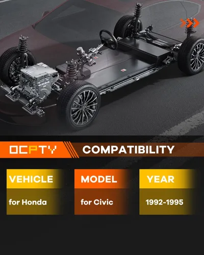 Miniatura 3 de Amortiguadores de puntales para Acura 171945 181946, OCPTY - Conjunto de resorte de puntal completo delantero para Acura Integra 1992-95 para Honda