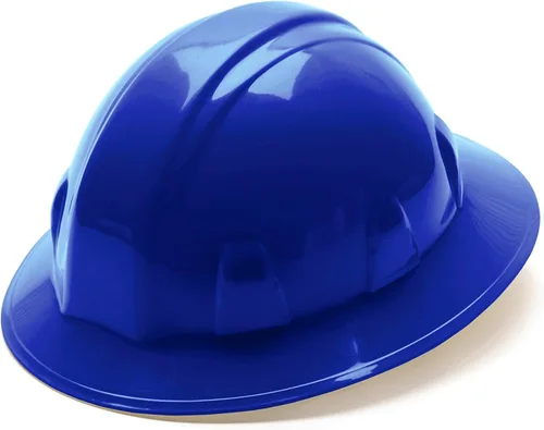 Miniatura 13 de Pyramex SL Series Full Brim Hard Hat with 4-Point Ratchet Suspension - Tough and Lightweight HDPE Shell, Wide Brim for Rain and Sun, Quick