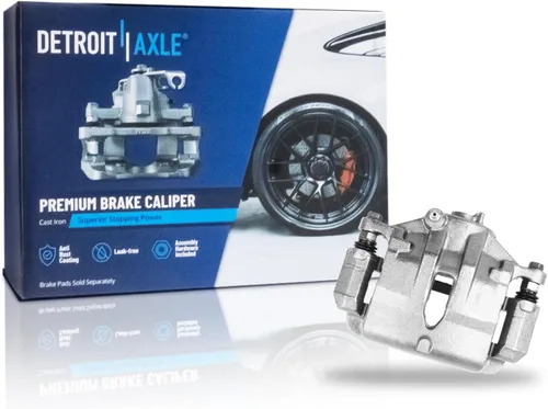 Miniatura 14 de Detroit Axle - 4 pinzas de freno para Honda Element 2003-2011 Pinzas de freno de disco con soportes 2004 2005 2006 2007 2008 2009 2010 reemplazo