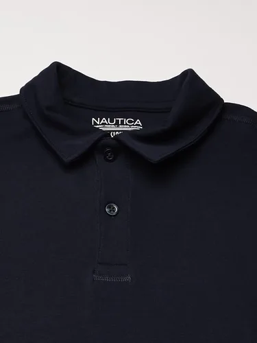 Miniatura 2 de Nautica - Polo sensorial de manga corta para niños, para uniforme de colegio