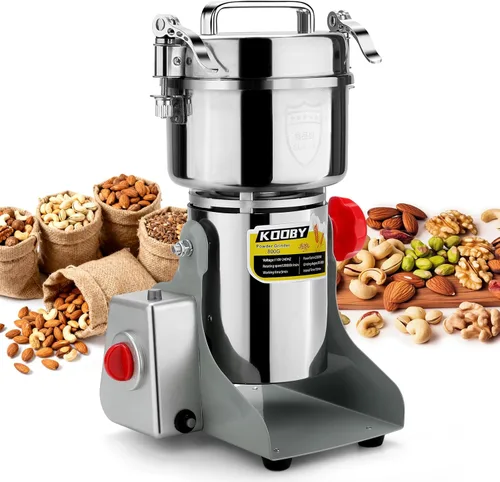 Molinillo eléctrico de grano 800G, 2000 W, pulverizador de cereales secos tipo columpio 304 que hace productos secos, especias, café, pimienta, Tipo
