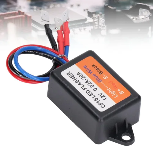 Miniatura 2 de Relé estroboscópico LED, controlador estroboscópico de flash, buena capacidad de conducción de corriente 12V, potente impermeable, bajo voltaje