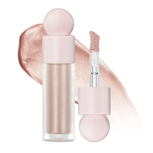 Miniatura 11 de Resaltador líquido de brillo natural para cara y cuerpo, luz hidratante impermeable para brillo de larga duración, resaltador de contorno, fácil