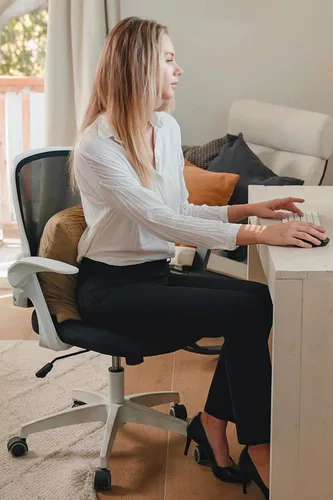 Miniatura 6 de Yogipace - Pantalones de vestir estilo yoga para mujer, con trabillas para cinturón y pierna recta, disponibles en talla Petite, Tall y Regular