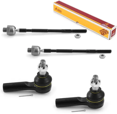 Miniatura 73 de Metrix Premium Chassis Parts - Juego de 4 barras de acoplamiento interior y exterior para Audi A3 15-16, Seat Leon 06-20 (México), 09-17 Volkswagen