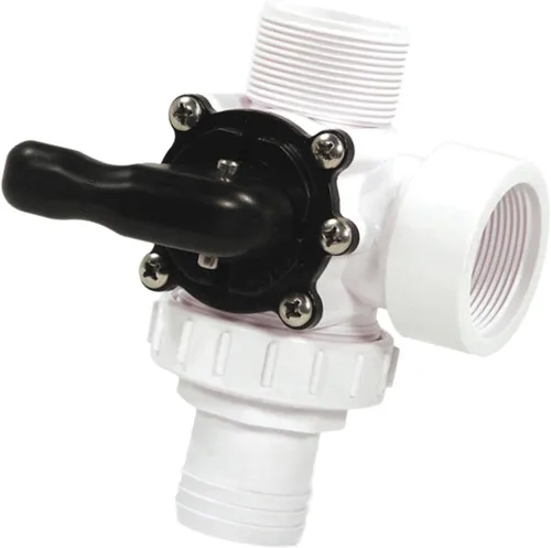 Miniatura 4 de HydroTools - Válvula de bola estándar de 3 vías para piscina y spa, 6.25 pulgadas