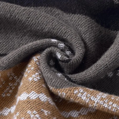 Miniatura 6 de Chal para mujer, poncho con borlas, cárdigan con frente abierto, chal para otoño e invierno