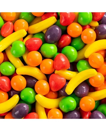 Miniatura 3 de Caramelos de fruta Caramelos duros - Caramelo a granel - 2 libras - Caramelos duros con forma de fruta - Caramelo retro - Caramelos sin envoltorio