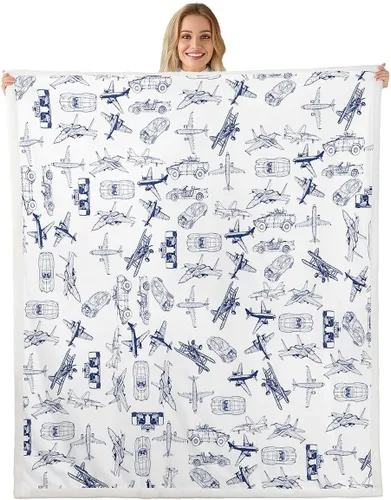 Miniatura 24 de Feelyou - Manta de forro polar camuflaje de 40 x 50 pulgadas para niños, niños y adolescentes, con diseño de peces de caza, manta de sherpa