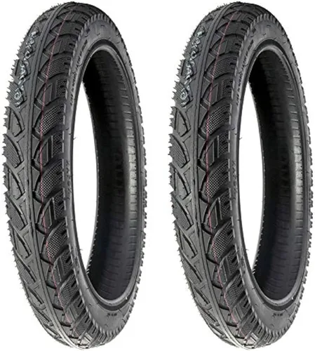 MMG Juego de 2 neumáticos todoterreno de 16 x 2.50 pulgadas (65-305) para bicicletas eléctricas (bicicletas eléctricas), bicicletas para niños, BMX