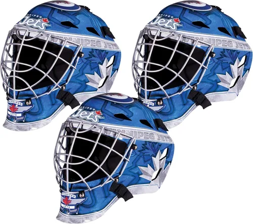 Miniatura 17 de Franklin Sports mini máscara para portero con logo de la NHL