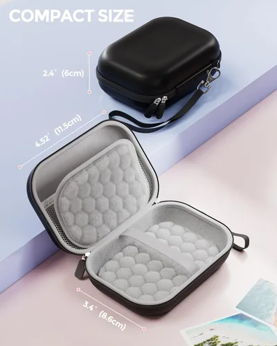 Miniatura 7 de ProCase Funda pequeña para cámara digital para KODAK PIXPRO FZ55/FZ53/FZ45/FZ43, funda de carcasa rígida para cámara, linda funda de viaje compacta