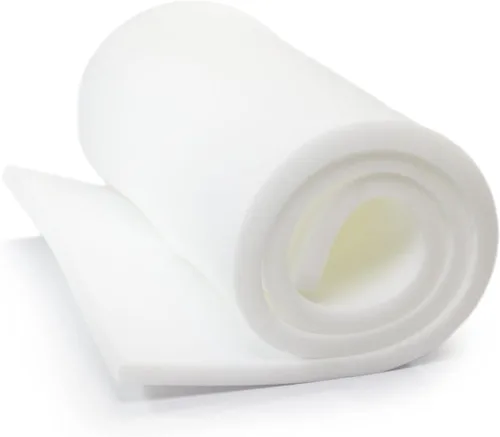Miniatura 9 de AK Trading CO. Cojín de espuma para tapicería (reemplazo de asiento, hoja de tapicería, acolchado de espuma), alta densidad (2x24x72), blanco