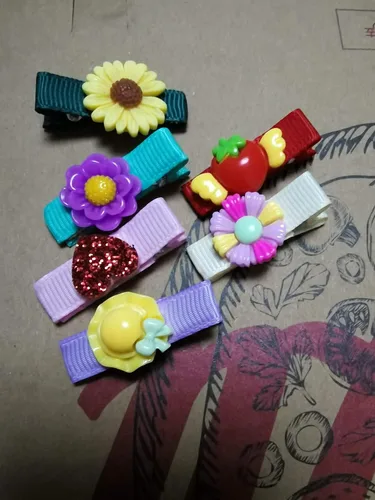 Miniatura 5 de 10 unids/lote plana de una sola punta de metal cocodrilo dientes clip de pelo pasadores color caramelo horquillas para bricolaje joyería base Negro