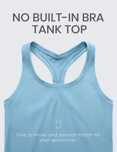 Miniatura 3 de CRZ YOGA Butterluxe - Camiseta sin mangas para mujer, para yoga, entrenamiento, espalda cruzada, para gimnasio