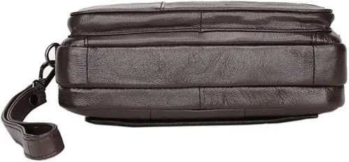 Miniatura 8 de KPYWZER Bolso de mano de cuero para hombre