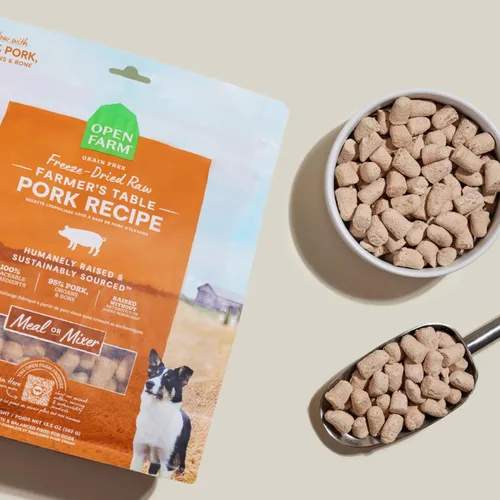 Miniatura 4 de Open Farm Alimento crudo liofilizado para perros, receta de carne criada humanamente con superalimentos sin OMG y sin sabores ni conservantes